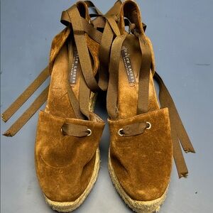 Ralph Lauren brown Suede Espadrilles